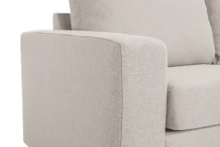 Basic Home Crazy 3-seters Høyrevendt L-formet Sjeselongsofa i Stoff