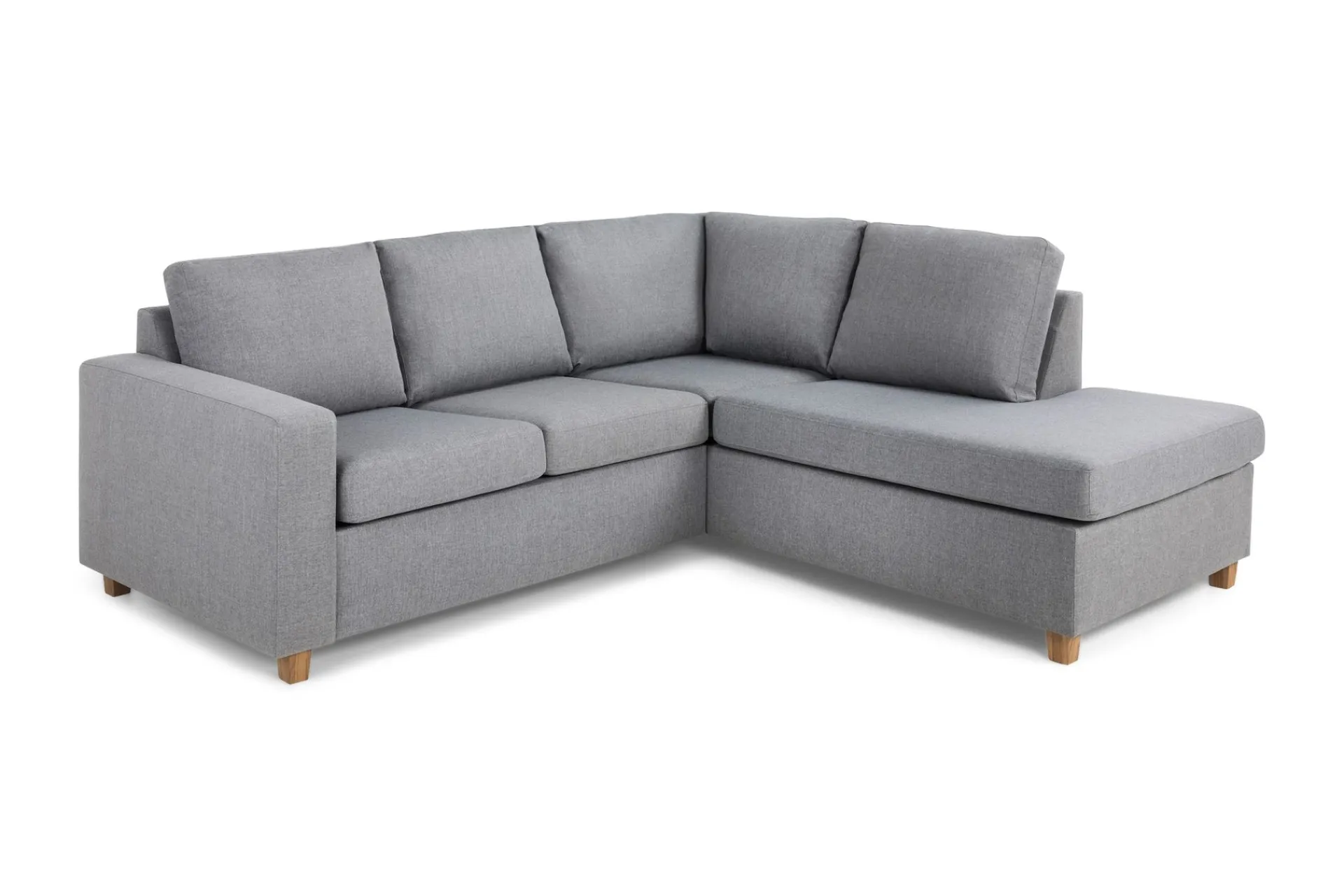 Basic Home Crazy 3-seters Høyrevendt L-formet Sjeselongsofa i Stoff