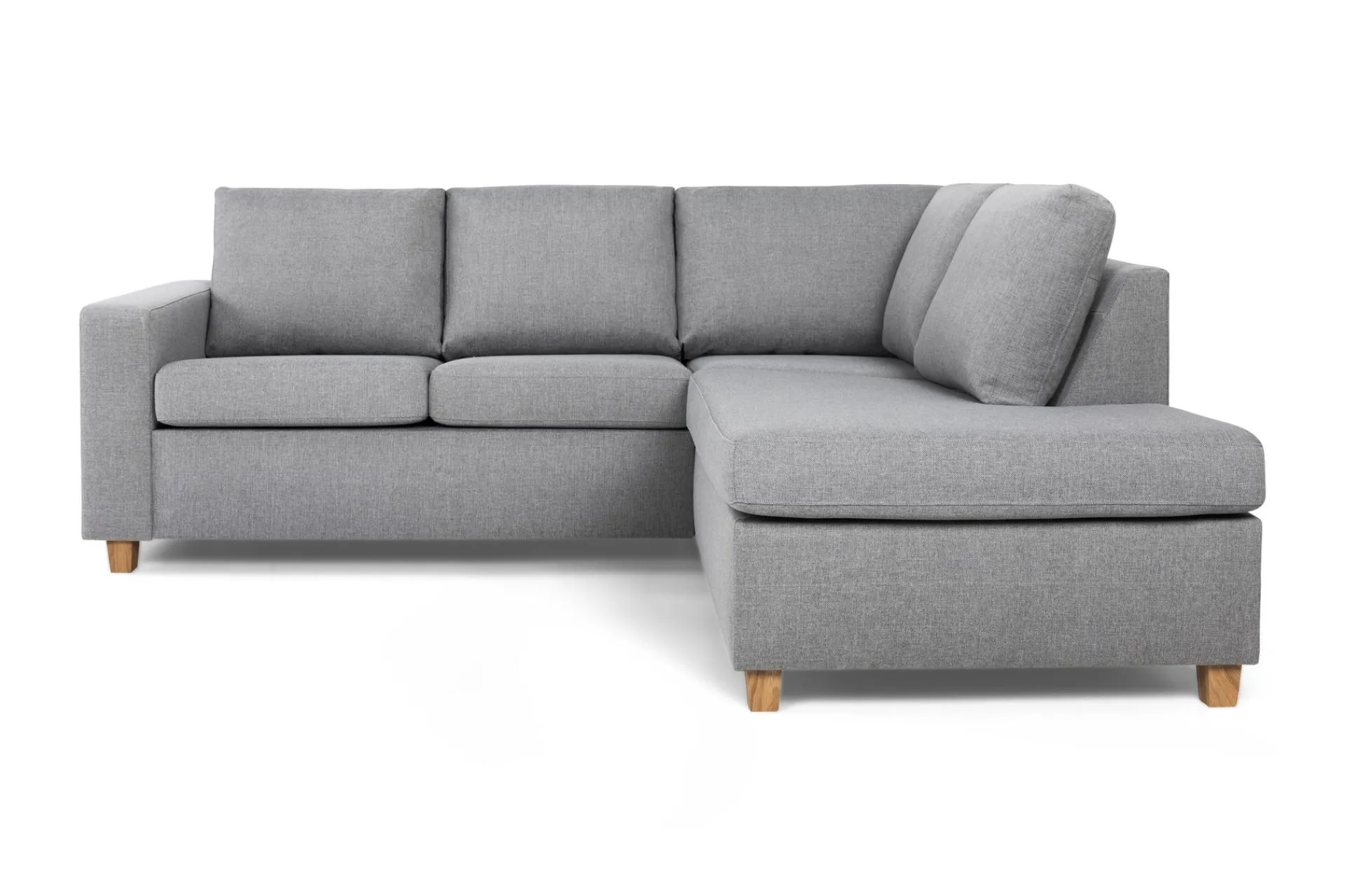 Basic Home Crazy 3-seters Høyrevendt L-formet Sjeselongsofa i Stoff