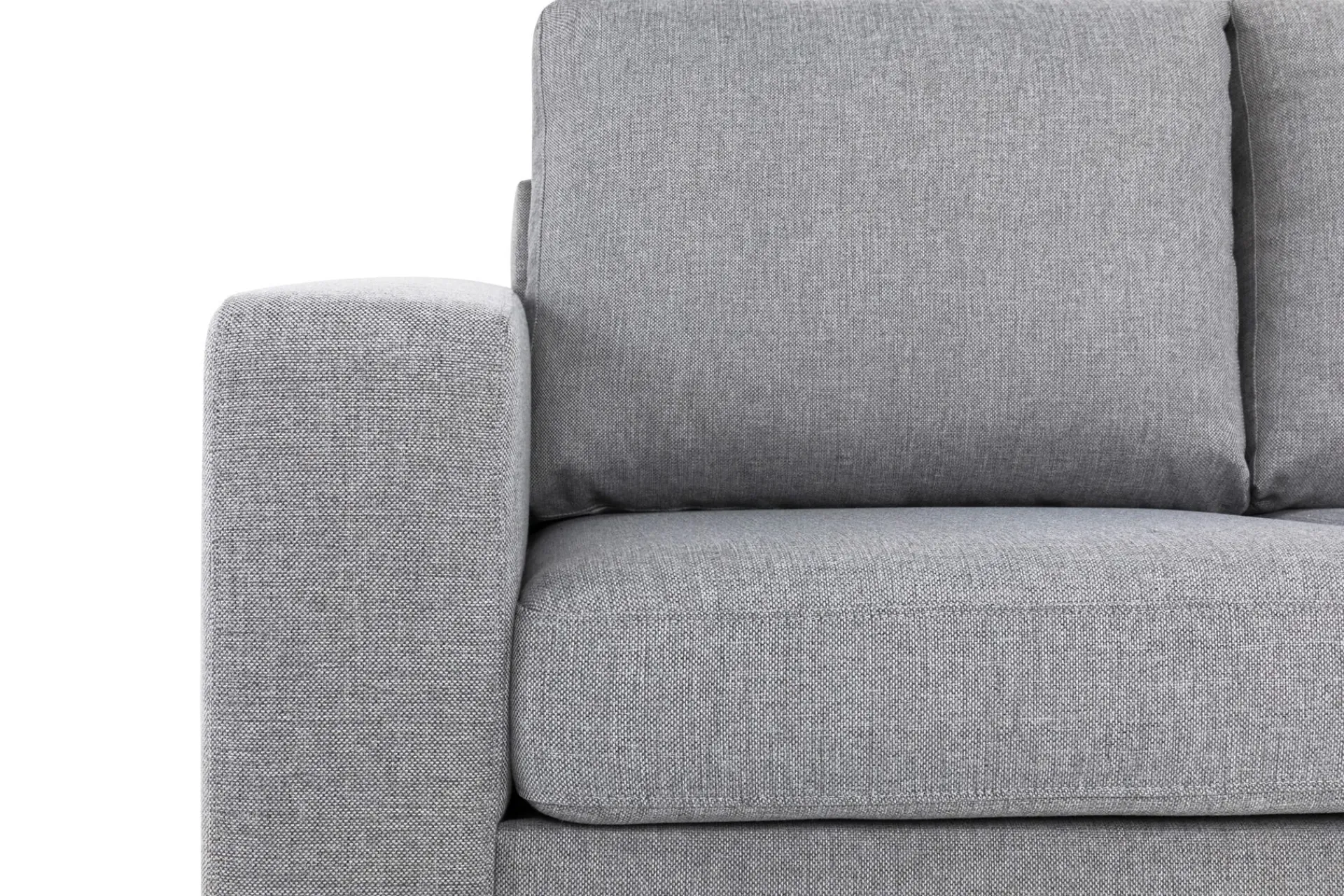 Basic Home Crazy 3-seters Høyrevendt L-formet Sjeselongsofa i Stoff