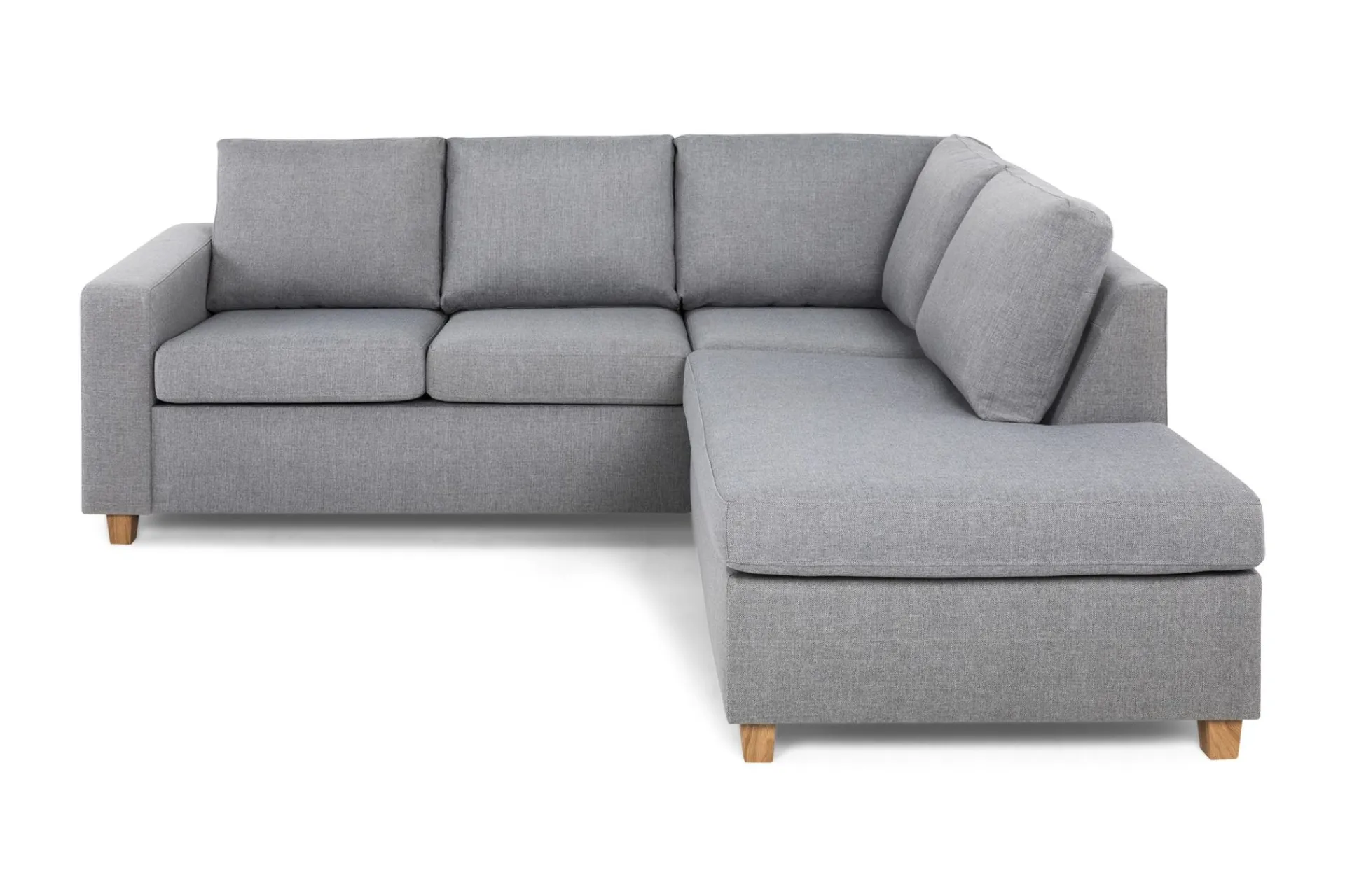 Basic Home Crazy 3-seters Høyrevendt L-formet Sjeselongsofa i Stoff