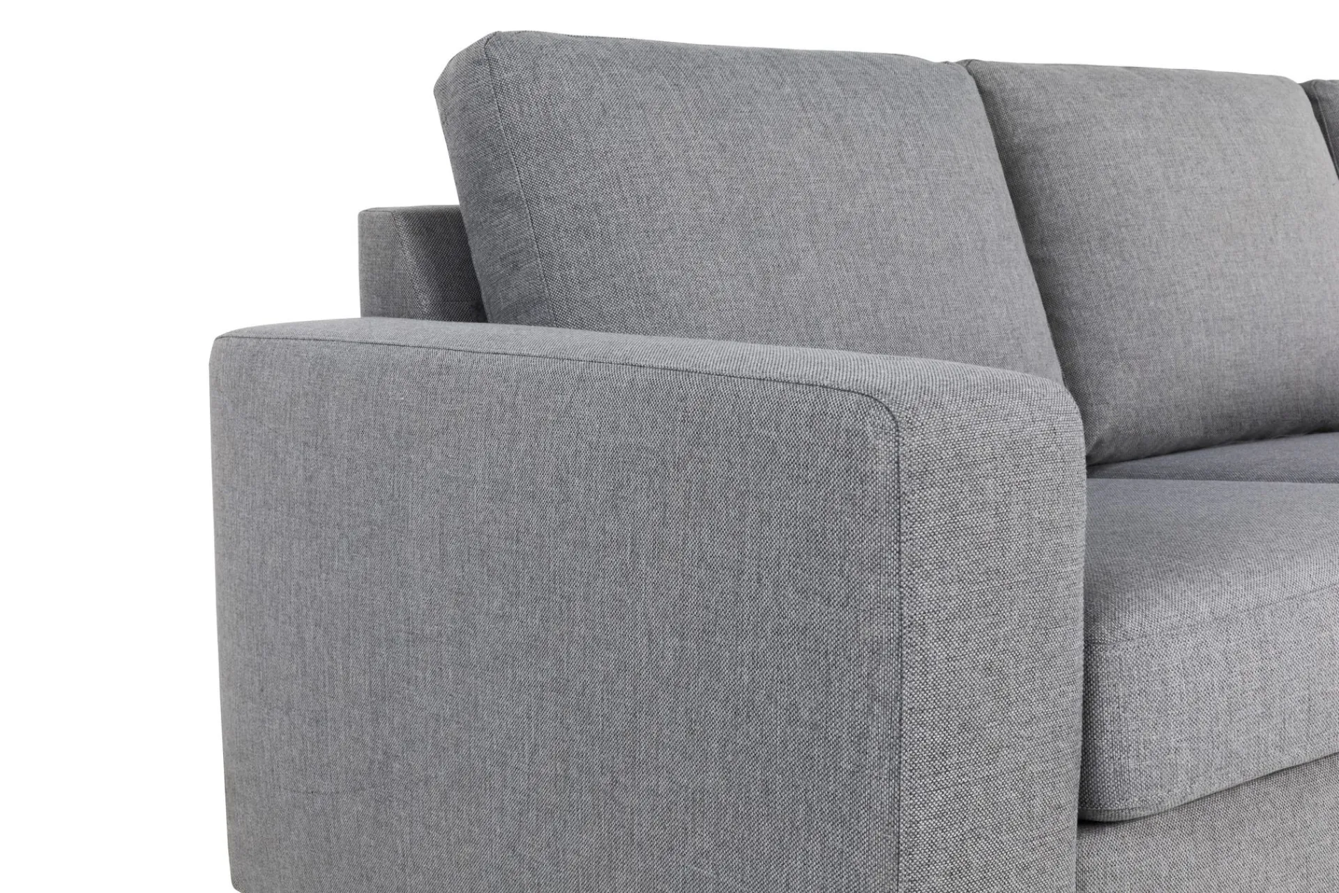 Basic Home Crazy 3-seters Høyrevendt L-formet Sjeselongsofa i Stoff