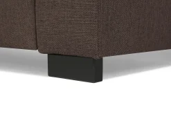 Basic Home Hjørnesofa-Crazy 5-seters Vendbar L-formet Large Hjørnesofa i Stoff Brun