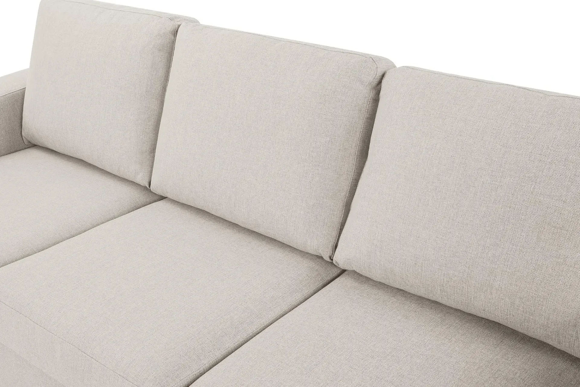 Basic Home Crazy 3-seters Vendbar L-formet Sjeselongsofa i Stoff