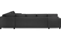 Basic Home Hjørnesofa-Crazy 7-seters Vendbar U-formet XX-Large Hjørnesofa med Divan i Stoff Grey
