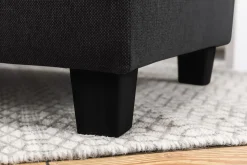 Basic Home Hjørnesofa-Crazy 7-seters Vendbar U-formet XX-Large Hjørnesofa med Divan i Stoff Grey