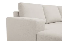 Basic Home 2 Seter Sofa|Sofa Med Sjeselong-Crazy 7-seters Vendbar U-formet XX-Large Hjørnesofa med Divan i Stoff Beige