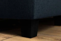 Basic Home Sofa Med Sjeselong-Crazy 3-seters Venstrevendt L-formet Sjeselongsofa i Stoff Blå