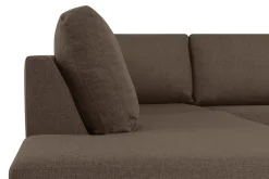 Basic Home Crazy 4-seters Venstrevendt U-formet Large Sofa med Divan og Sjeselong i Stoff
