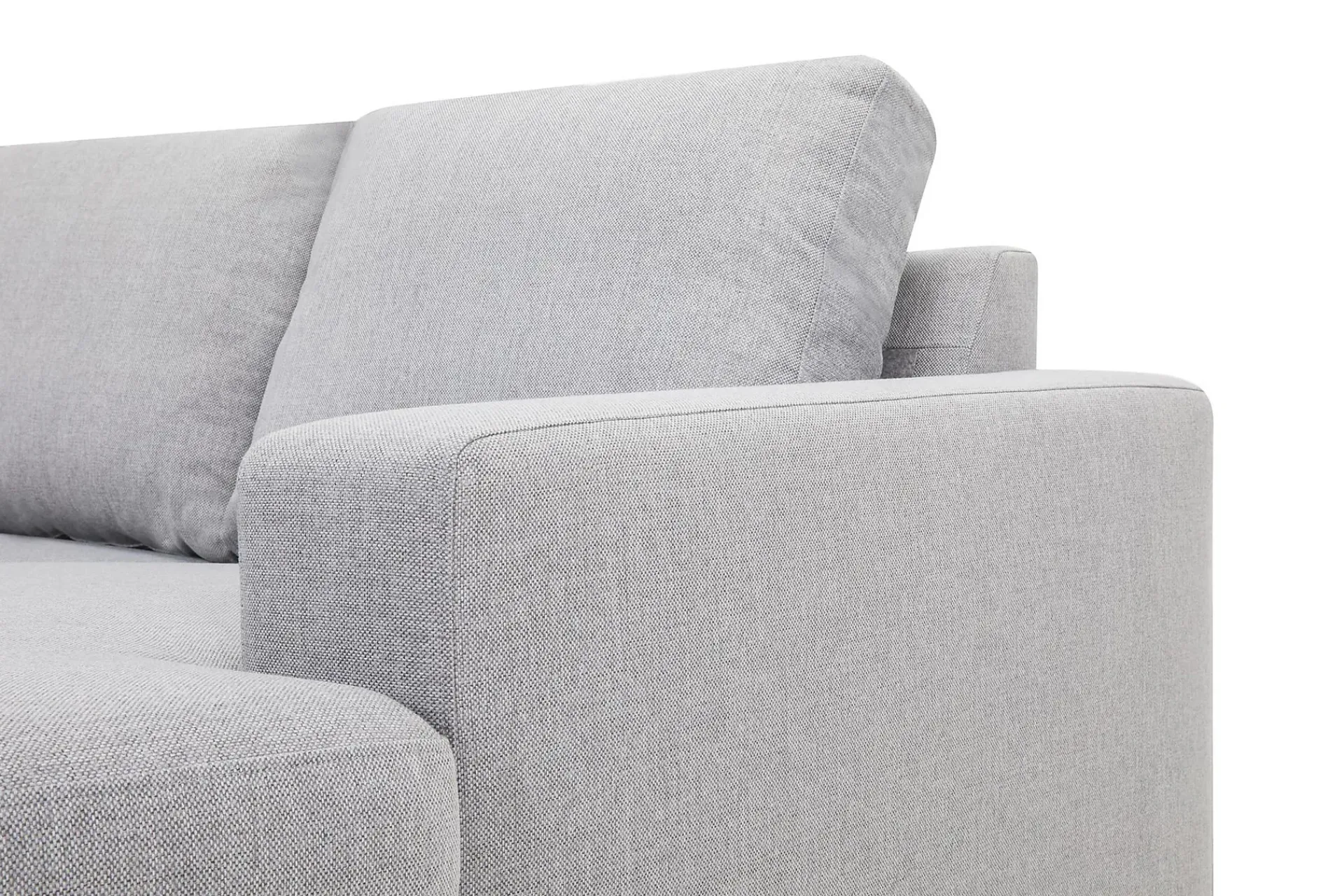 Basic Home 2 Seter Sofa|Sofa Med Sjeselong-Crazy 5-seters Venstrevendt U-formet X-Large Sofa med Divan og Sjeselong i Stoff Grey
