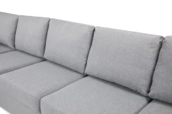 Basic Home 2 Seter Sofa|Sofa Med Sjeselong-Crazy 5-seters Venstrevendt U-formet X-Large Sofa med Divan og Sjeselong i Stoff Grey