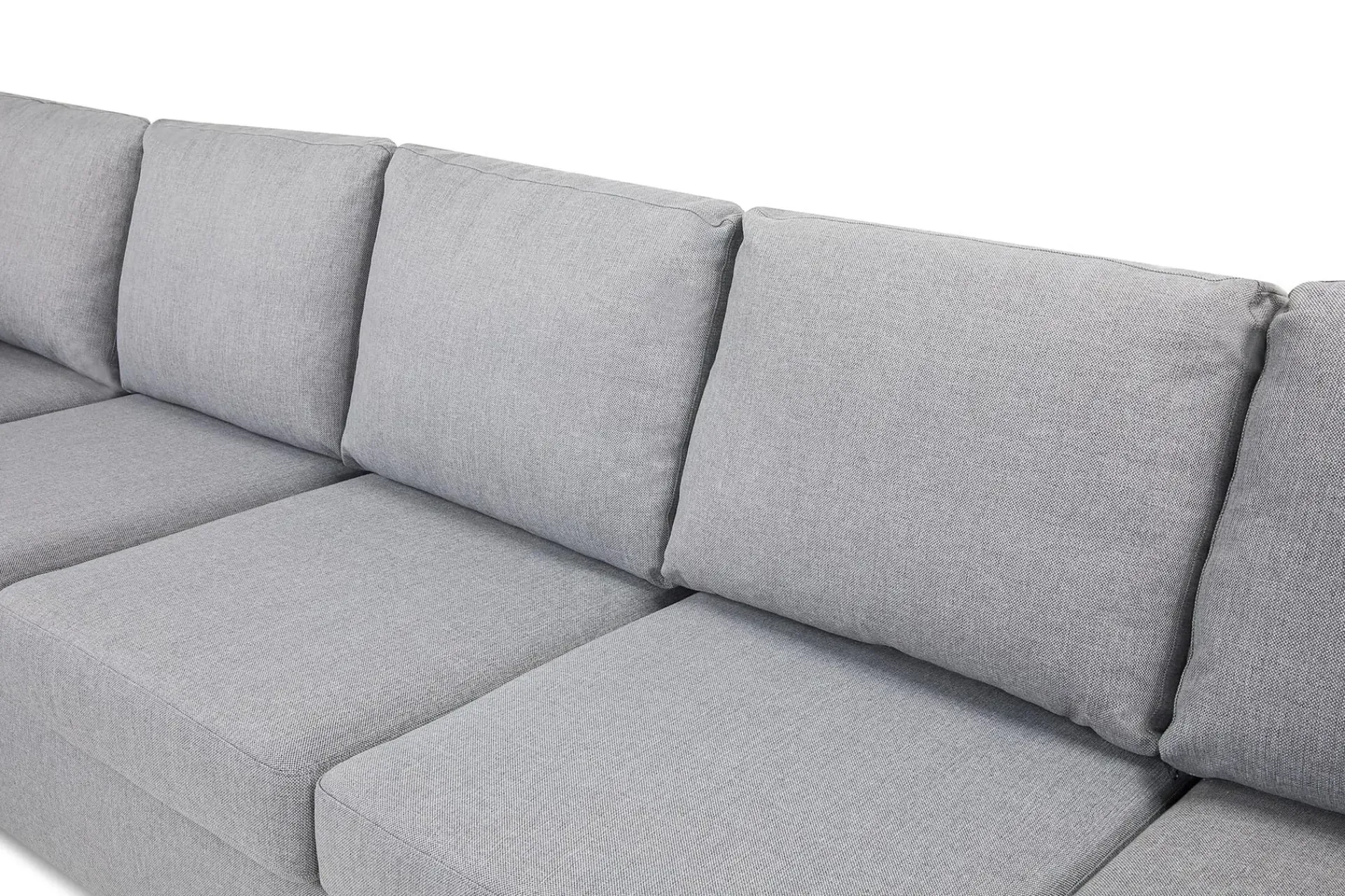 Basic Home 2 Seter Sofa|Sofa Med Sjeselong-Crazy 5-seters Venstrevendt U-formet X-Large Sofa med Divan og Sjeselong i Stoff Grey