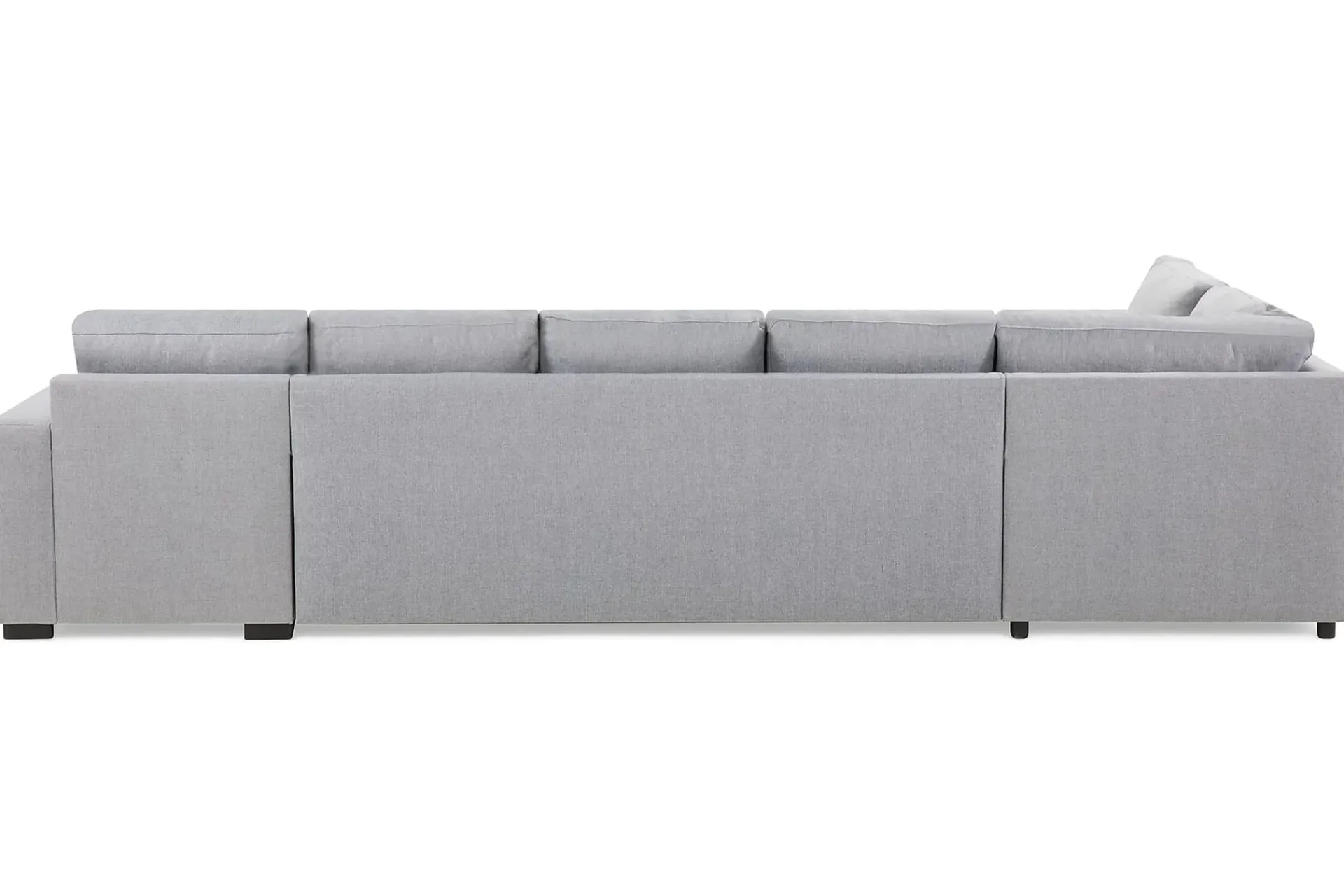 Basic Home 2 Seter Sofa|Sofa Med Sjeselong-Crazy 5-seters Venstrevendt U-formet X-Large Sofa med Divan og Sjeselong i Stoff Grey