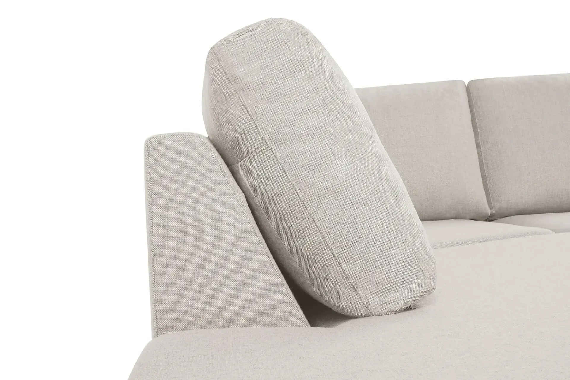 Basic Home 2 Seter Sofa|Sofa Med Sjeselong-Crazy 6-seters Venstrevendt U-formet XX-Large Sofa med Divan og Sjeselong i Stoff Beige