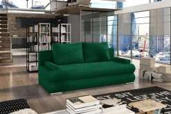 Velour Sofa & Fløyel Sofa-Crespos 2-seter Sovesofa Grønn