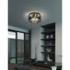 Trio Lighting Kjøkkenlampe|Vinduslampe-Crystel Taklampe 35 cm 3xE14 Krom/Krok glass