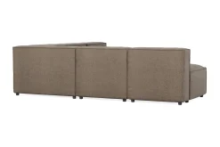 Andrarum Hjørnesofa-Cubo 5-seters L-formet Dyp Modulhjørnesofa i Stoff Grey