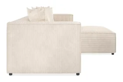 Andrarum Sofa Med Sjeselong-Cubo 4-seters L-formet Dyp Modulsofa med Divan i Manchester Beige