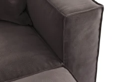 Andrarum Cubo 4-seters L-formet Dyp Modulsofa med Divan i Fløyel