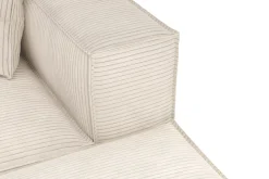 Andrarum U-Sofa-Cubo 5-seters U-formet Dyp Modulsofa med Divan og Sjeselong i Manchester Beige