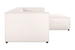Andrarum Cubo 4-seters Vendbar L-formet Dyp Modulsofa med Divan i Stoff