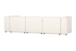 Andrarum Cubo 4-seters Vendbar L-formet Dyp Modulsofa med Divan i Stoff