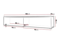 Concept 55 Cuguen Tv-skap 180 cm
