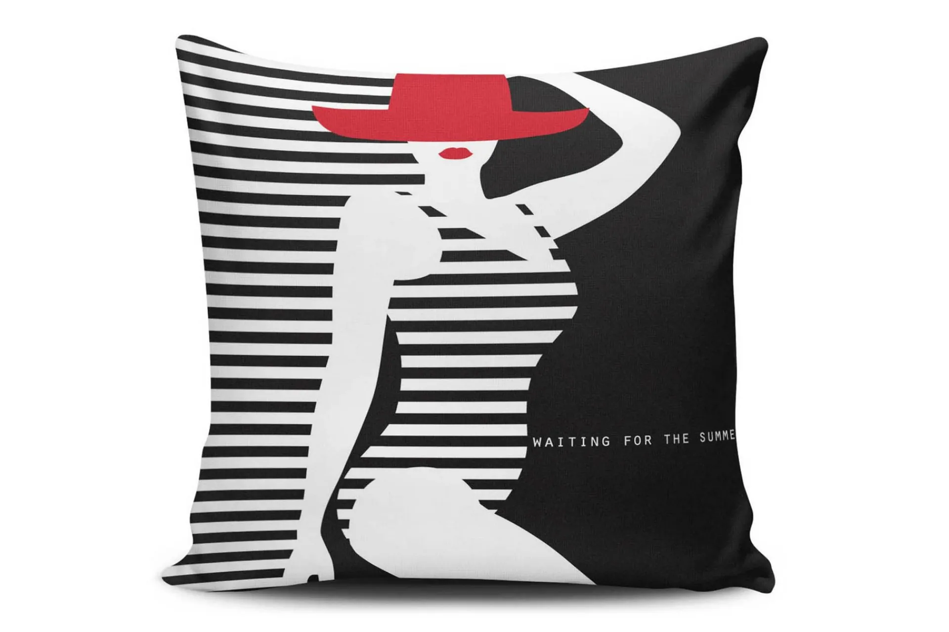 Pynteputer-Cushion Love Putetrekk 45x45 cm Flerfarget