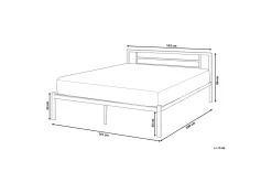 Bedly Cusset Dobbeltseng 160 | 200 cm