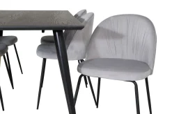 Venture Home Daicy Spisegruppe 180 cm inkl. 6 Foyos Stoler