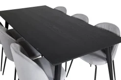Venture Home Daicy Spisegruppe 180 cm inkl. 6 Foyos Stoler