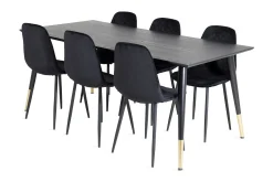 Venture Home Daicy Spisegruppe 180 cm inkl. 6 Ypas Stoler