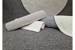 KM Home Moderne Tepper-Dalarö Ullteppe 75x150 cm Rektangulær Beige