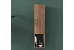 Bokhylle-Dannderic Bokhylle 19x22 cm Valnöt,Sølv