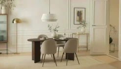 Dano Spisebord 180 cm med 6 Nibe Plus Spisestoler