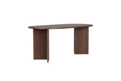 Spisegrupper-Dano Spisebord 180 cm med 6 Nibe Plus Spisestoler Hvit,Brun
