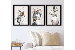 Decorative Framed Painting (3 Pieces) 35x45