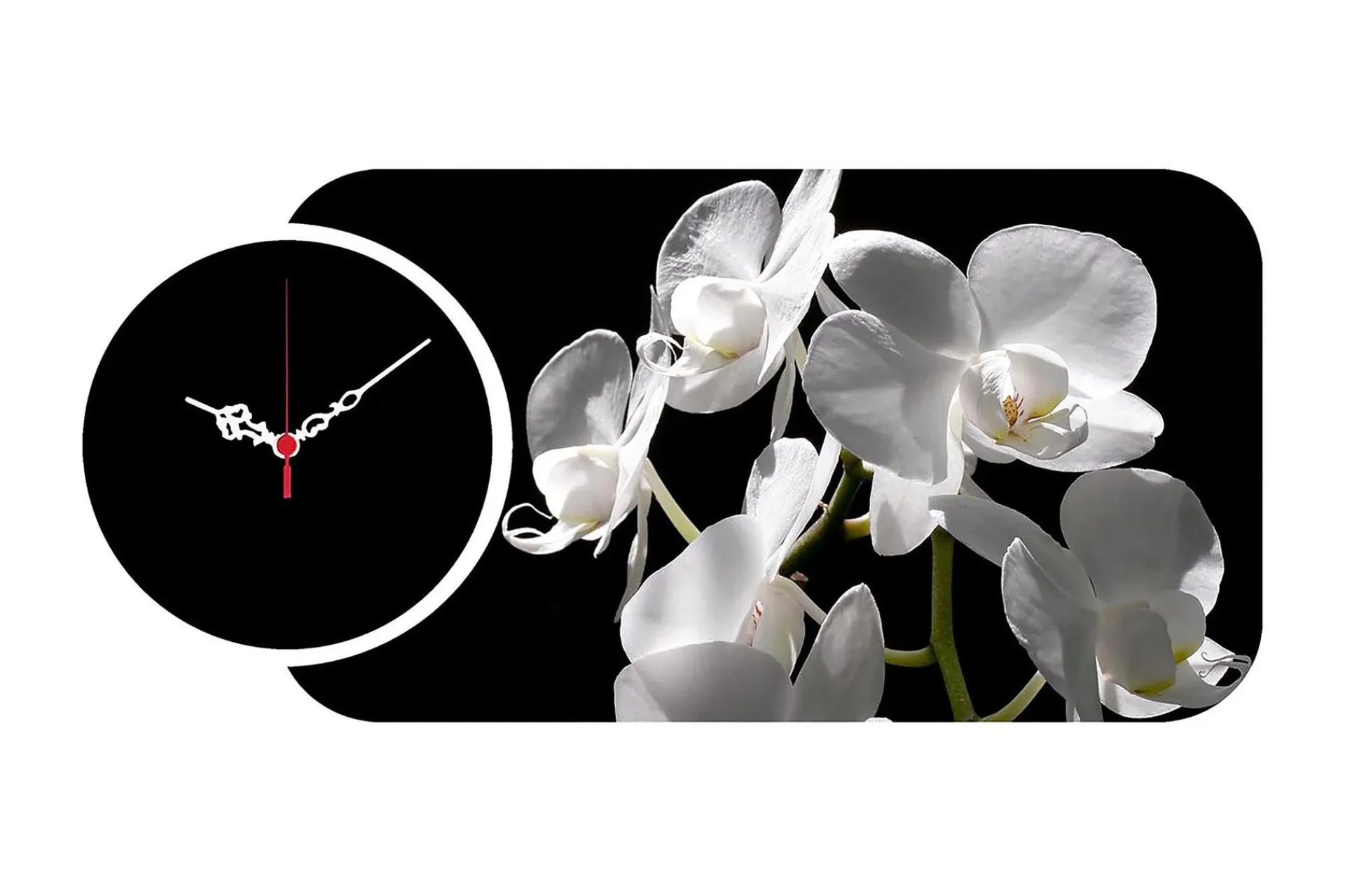 Decorative MDF Clock (2 Pieces) 68x32