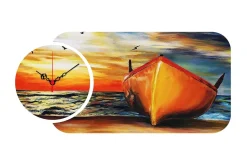 Decorative MDF Clock (2 Pieces) 68x32