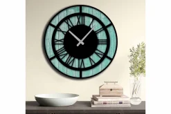 Veggklokke-Decorative MDF Clock 50x Flerfärgad