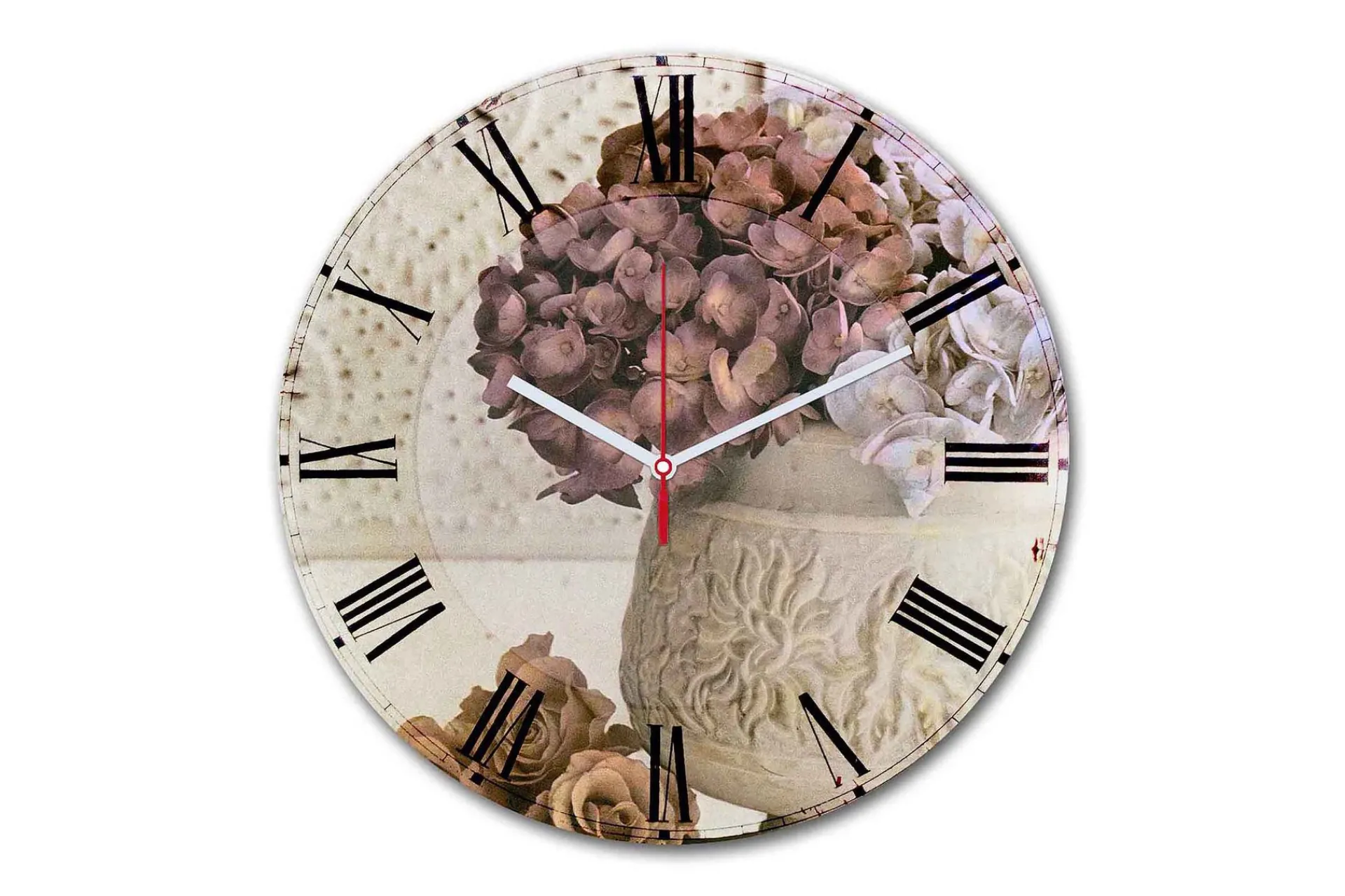 Veggklokke-Decorative MDF Clock 30x Flerfärgad