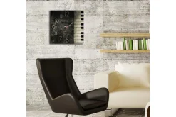 Veggklokke-Decorative MDF Clock 40x40 Flerfärgad
