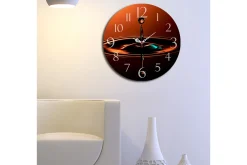 Veggklokke-Decorative MDF Clock 40x Flerfärgad
