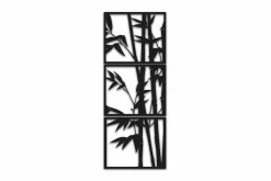 Skilt-Decorative Metal Wall Accessory 49x40 Svart