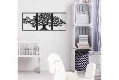 Skilt-Decorative Metal Wall Accessory 40x49 Svart