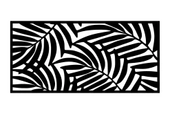 Skilt-Decorative Panel 4 - Veggdekor Svart