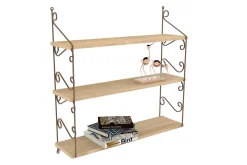 Vegghylle-Decormet Vegghylle 3 Hyller Brun