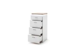 Kommode|Entrekommode-Degaust Kommode 42 cm Hvit,Eik
