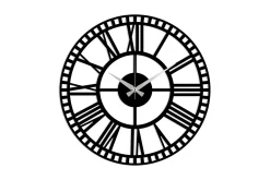 Veggklokke-Dekorasjon Veggklokke