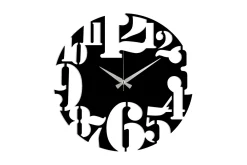 Veggklokke-Dekorasjon Veggklokke